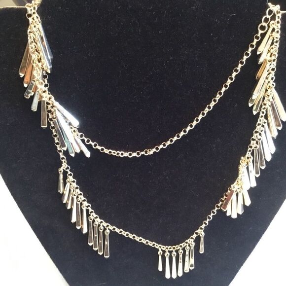 $10 ea or 3/$20 Goldtone Drop Long Necklace - Picture 2 of 7